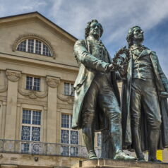 Theaterplatz in Weimar